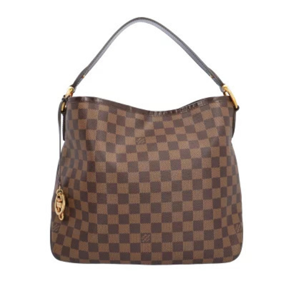 Louis Vuitton Delightful Damier Shoulder Bag Canvas Brown